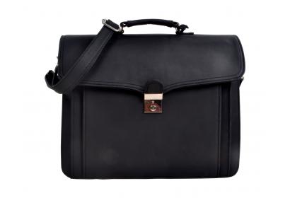 Men's Vintage Buffalo Leather Shoulder Messenger Bag Briefcase Laptop Bags